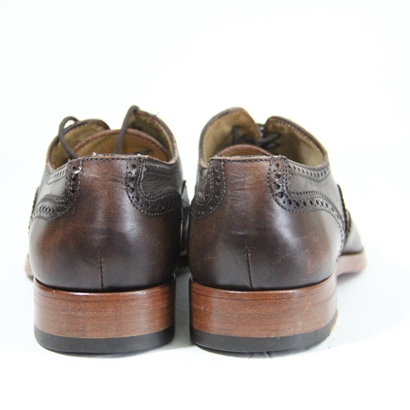 Antonio Maurizi Wingtip Oxford Work Men Dress Shoe Brogue Leather Eu 41 Italy main image 7